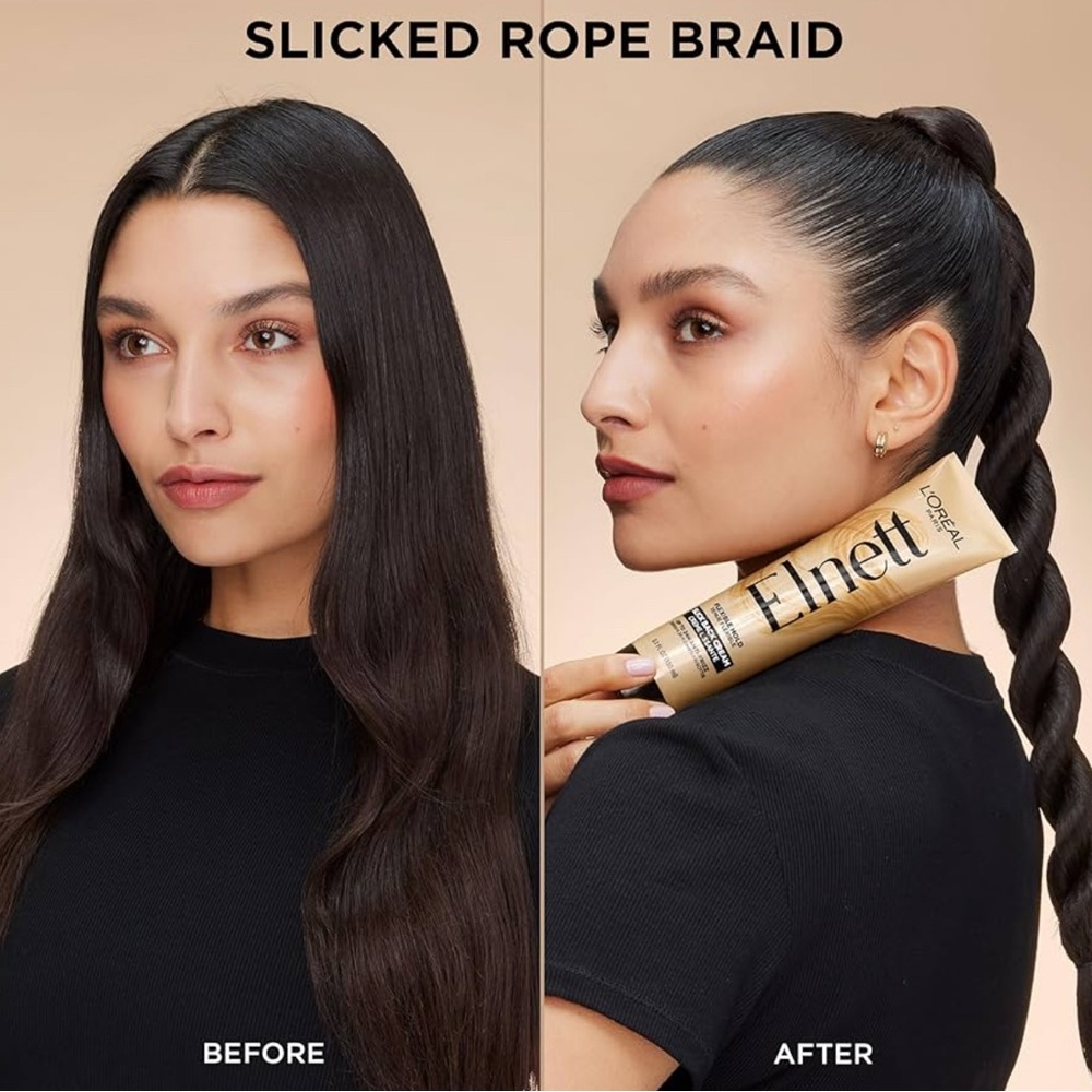 L'Oreal Elnett Slick Back Styling Cream Flexible Hold Anti-Frizz 5.1 oz (3 PACK) - Picture 6 of 10